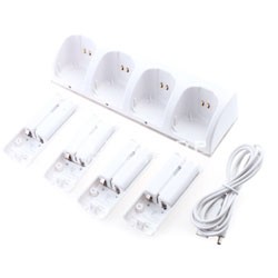 4 battery 

&Charger Dock Station for 

Nintendo Wii 

Remote