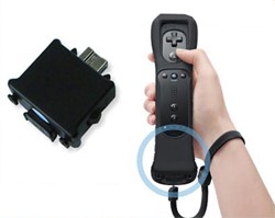 Black Wii Motionplus Motion Plus for 

Nintendo Wii