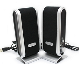 120W USB power laptop Computer Speakers w Ear Jack New