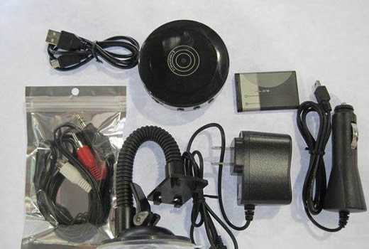 Motion Detect Vehicle Camera Mini 

DVR Cam+Car Charger 