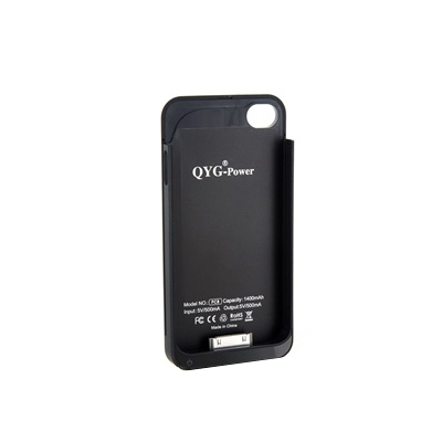 QYG-Power 1400mAh batterie pack pour  Apple iPhone 4 (noir)