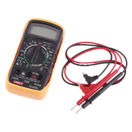 Digital LCD Multimeter Voltmeter 



Ohmmeter 

Ammeter OHM