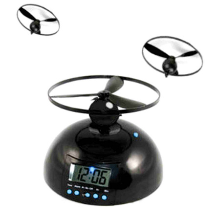 Flying Alaram Clock Screw-propeller Creative Digital Alaram Clock LCD 

Display