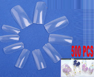 500pcs 10 Sizes Ivory French False Acrylic Nail Art Tip