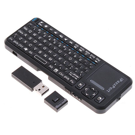 New 2.4G 2.4Ghz iPazzPort Google TV Mini Handheld Wireless 

Keyboard + Laser Pen