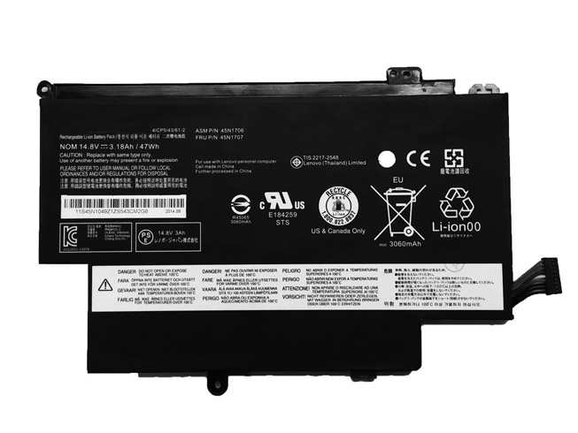 Lenovo 45N1704 45N1705 45N1706 45N1707 batteries