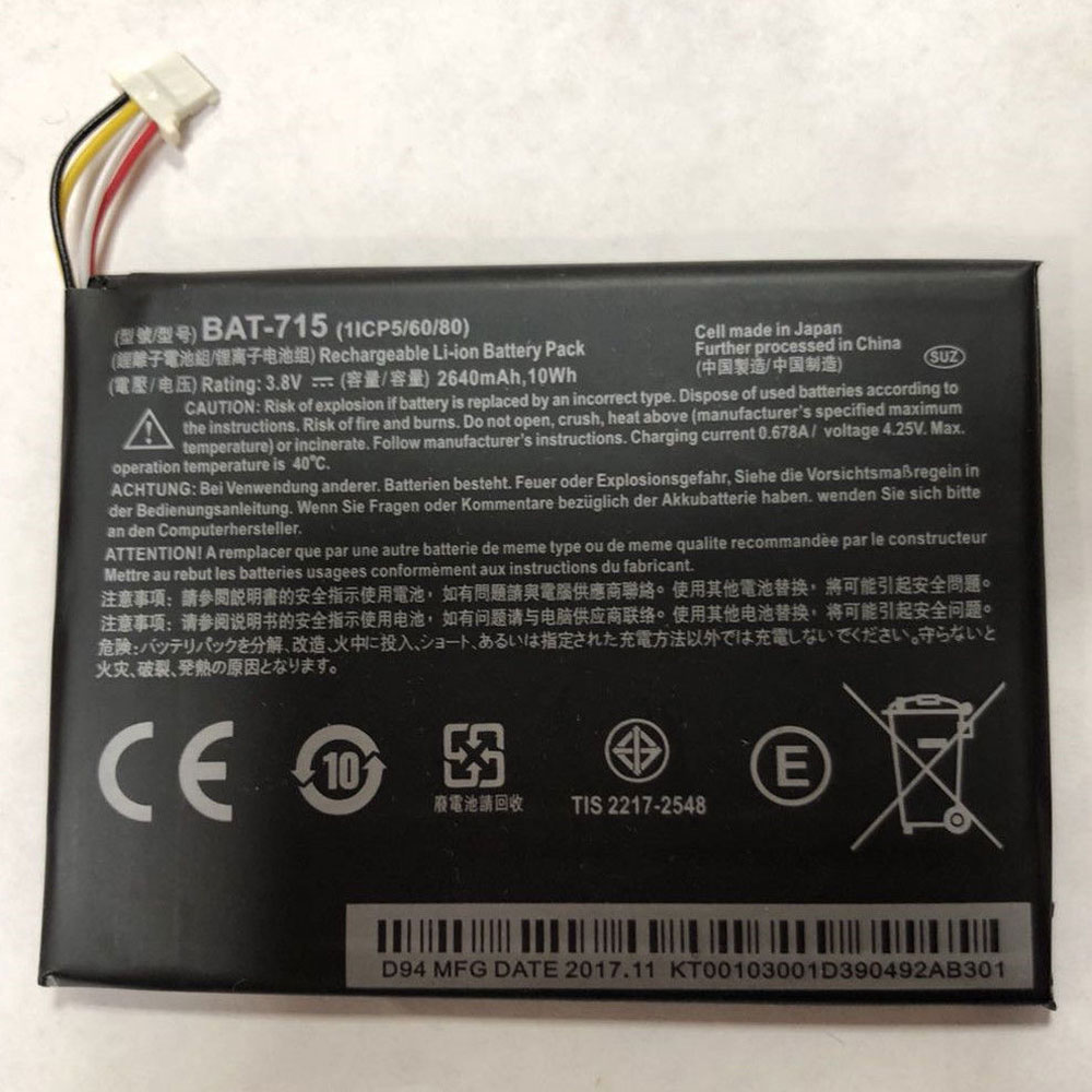 Acer BAT-715 batteries