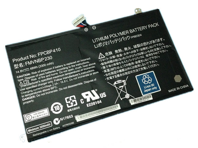 Fujitsu FPCBP410 FMVNBP230 batteries
