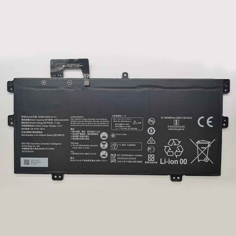 HB30B1W8ECW-31C battery