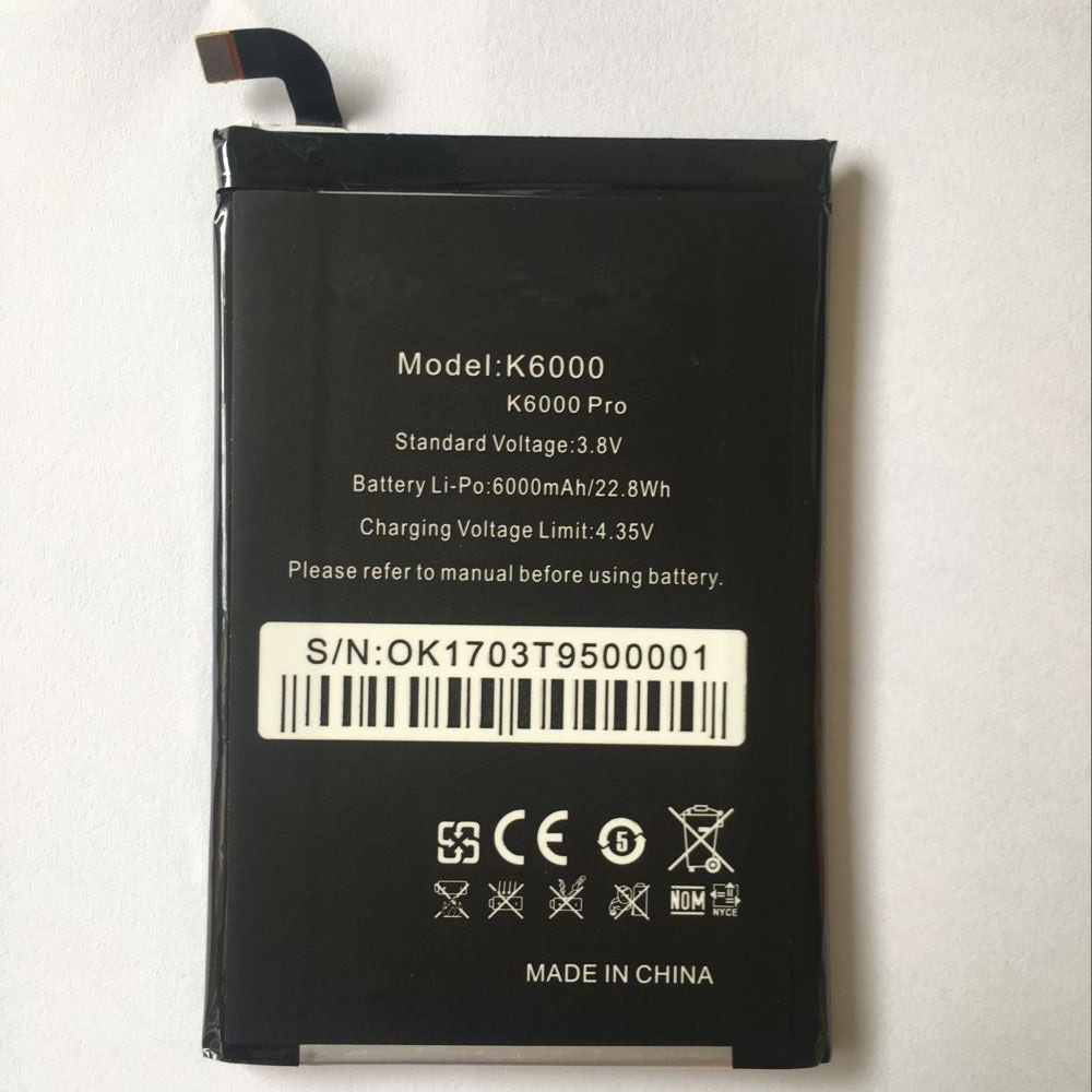 oukitel K6000 batteries