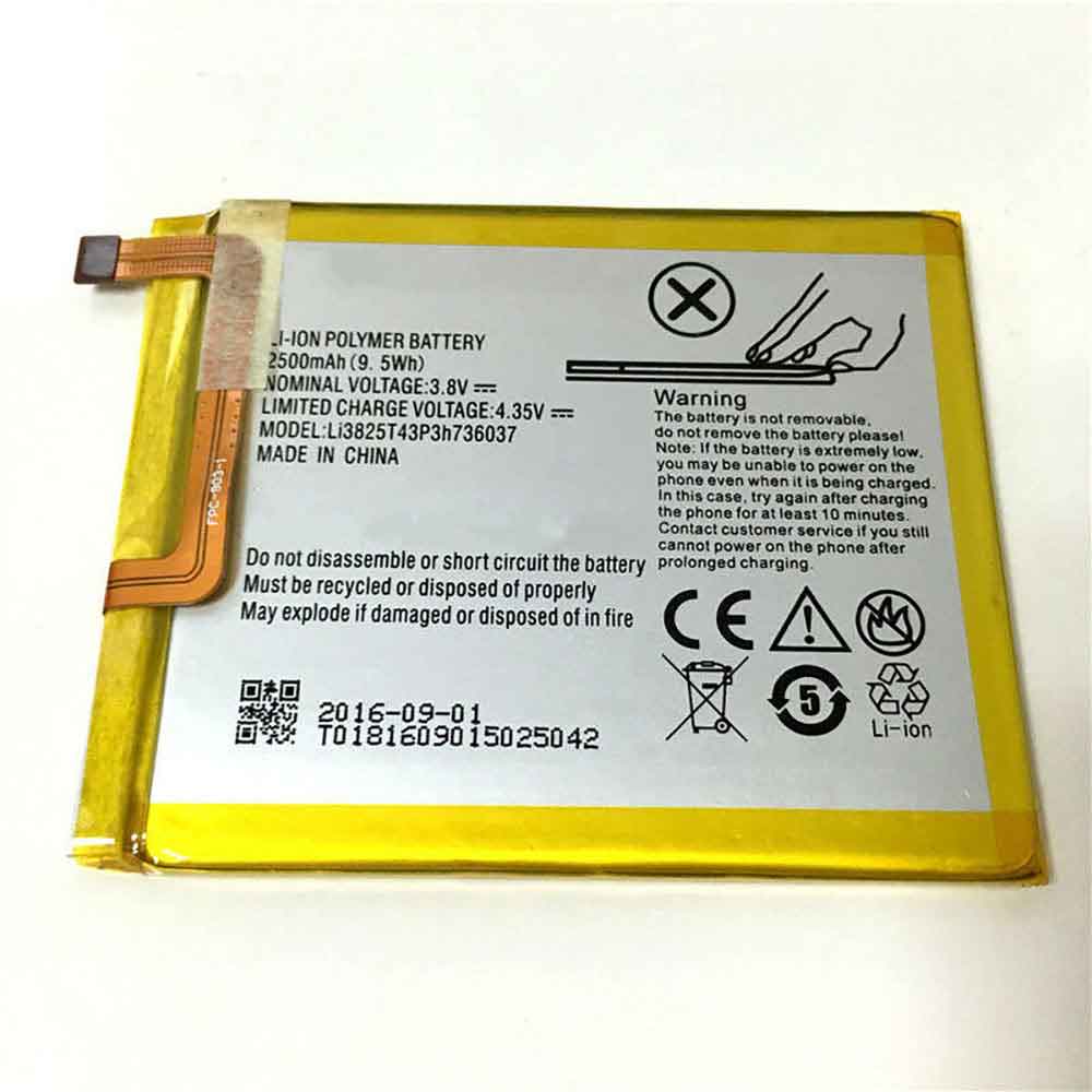 ZTE Li3825T43P3h736037 batteries