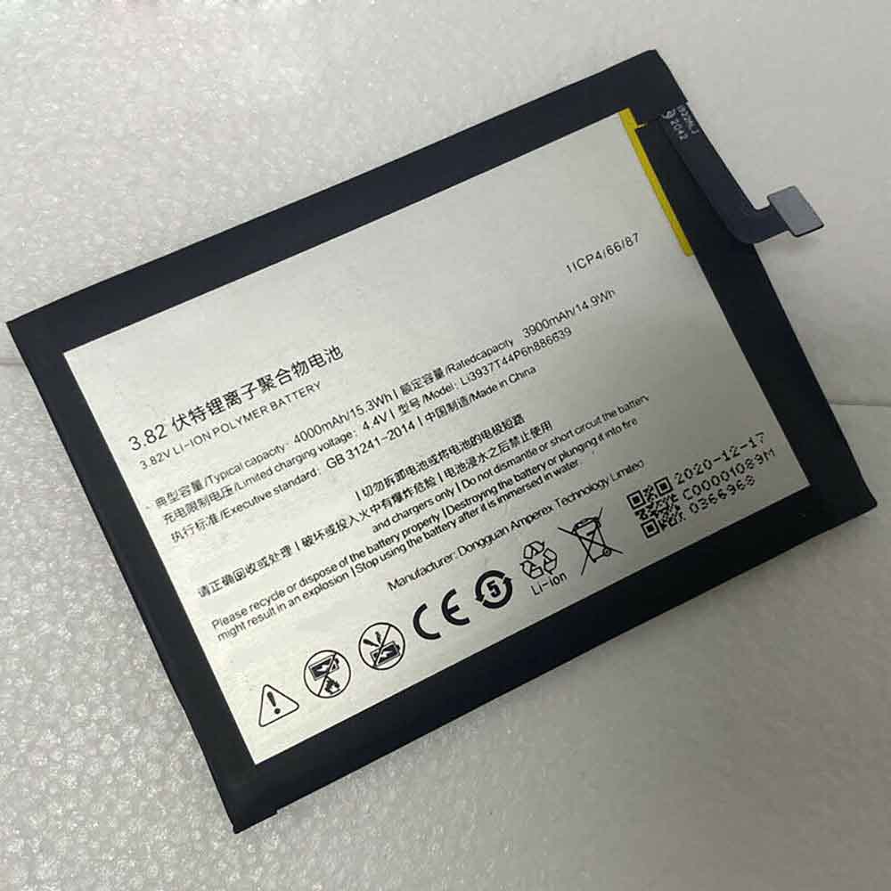 Li3937T44P6h886639 battery