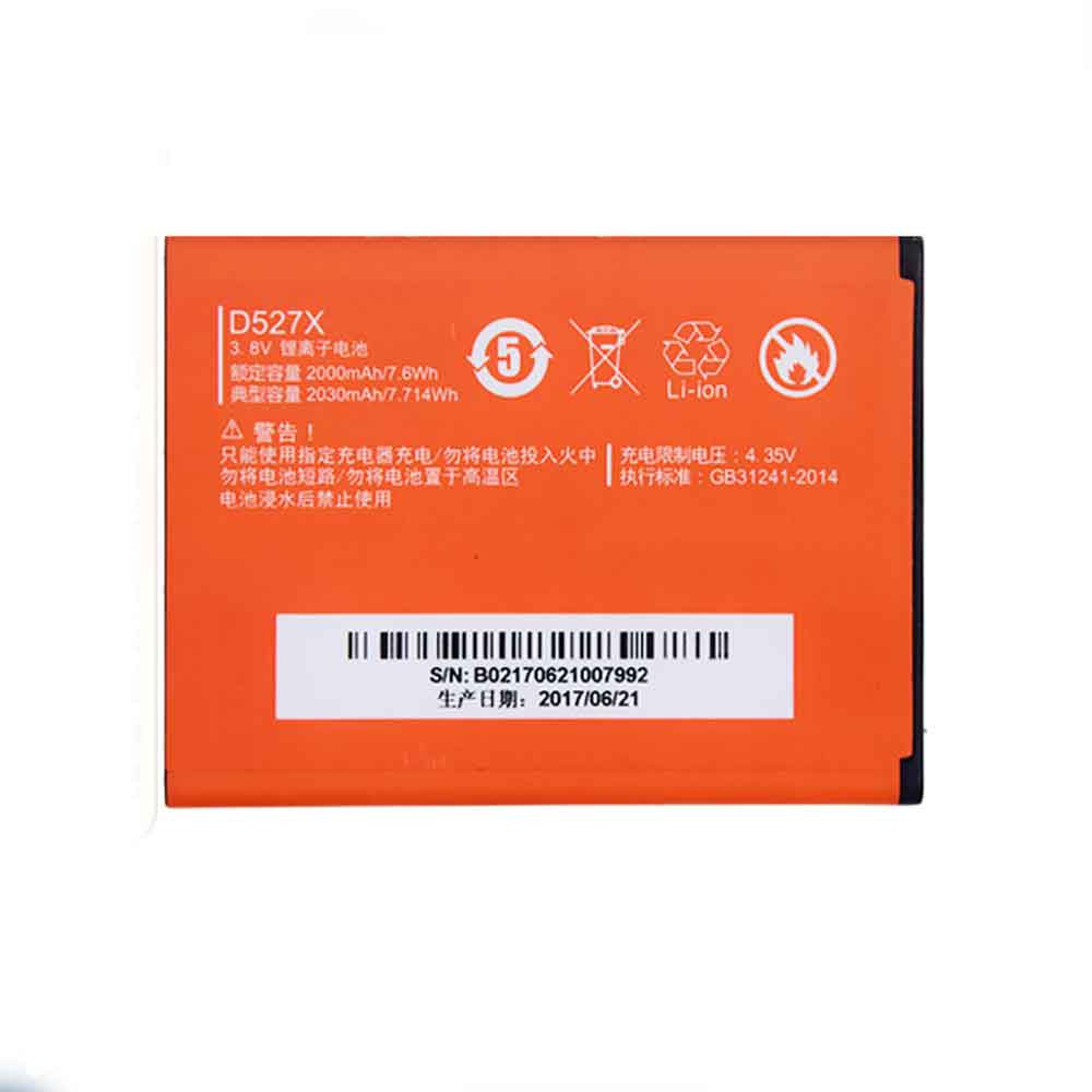 Green Orange D527X batteries