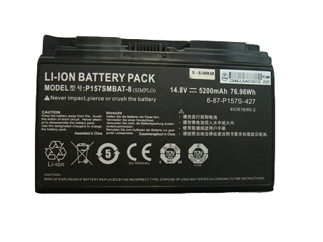Clevo P157SMBAT-8 batteries