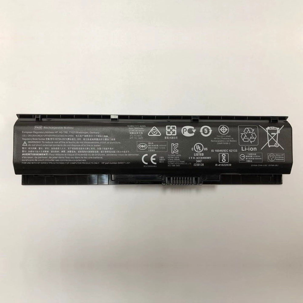 HP PA06 batteries