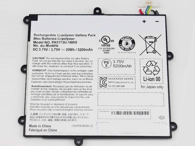 Toshiba PA5173U-1BRS batteries