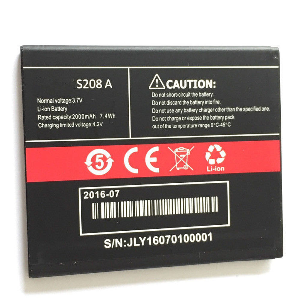 CUBOT S208A batteries