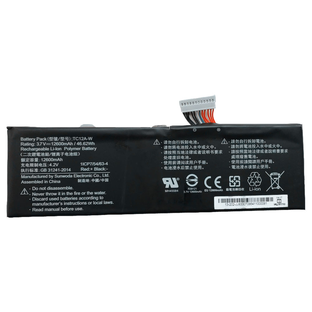 Sunwoda TC12A-W batteries