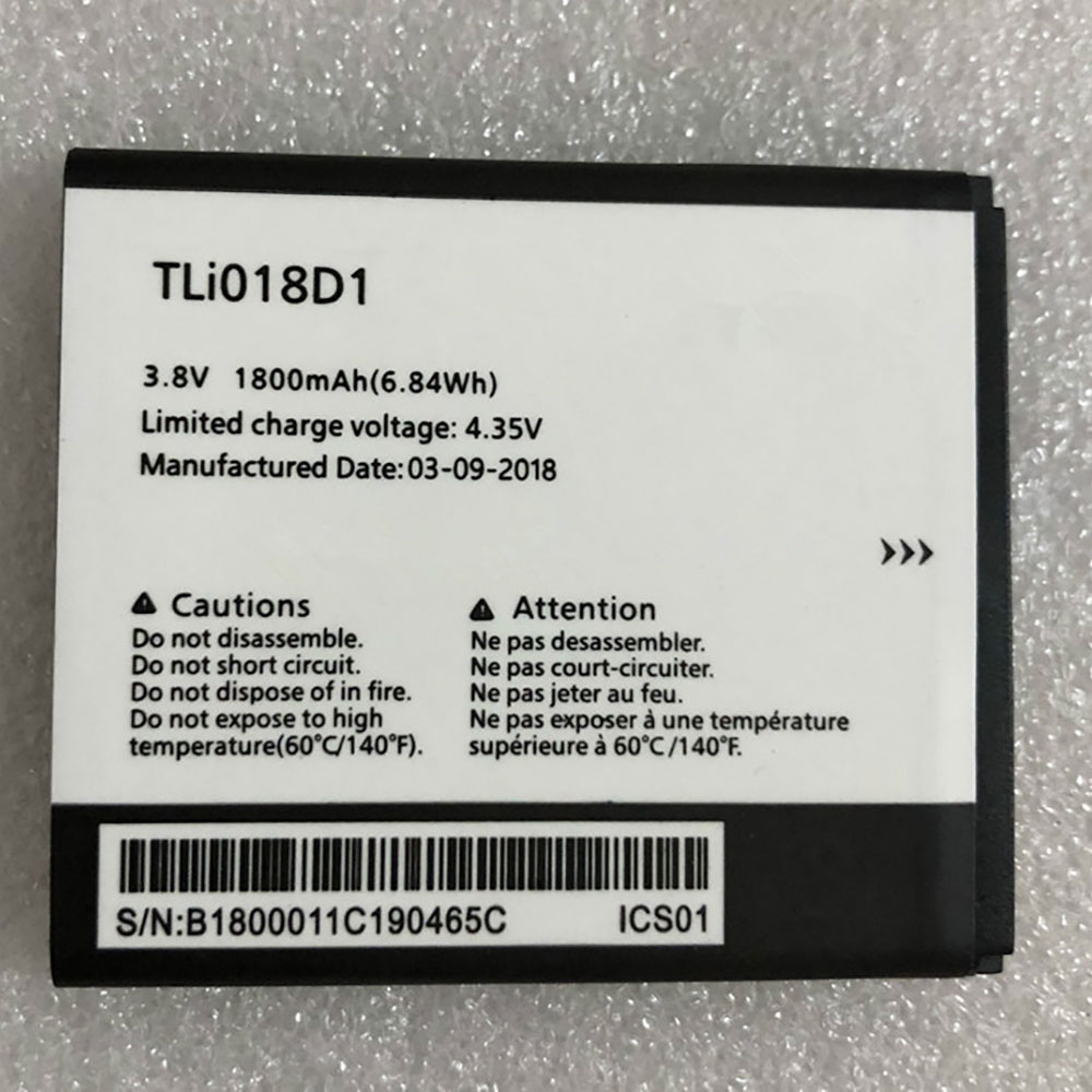 ALCATEL TLI018D1 batteries