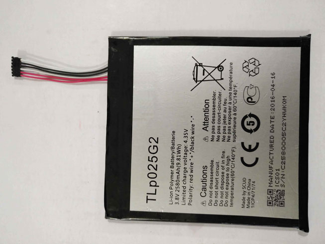 Alcatel TLp025G2 batteries