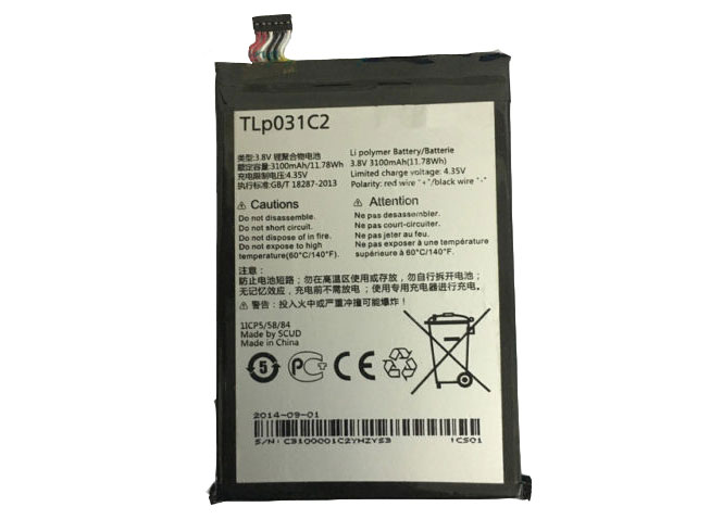 Alcatel TLp031C2 batteries
