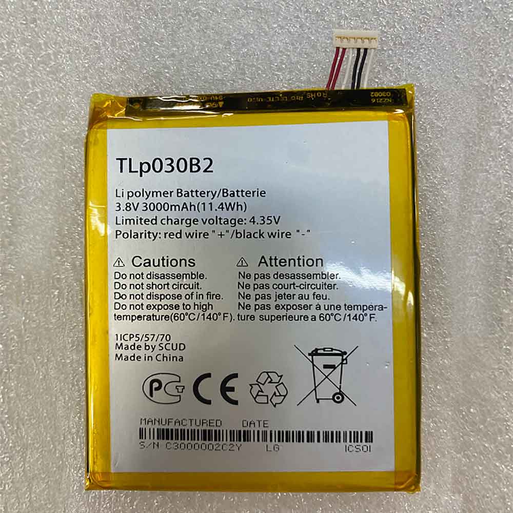 TLp030B2 battery