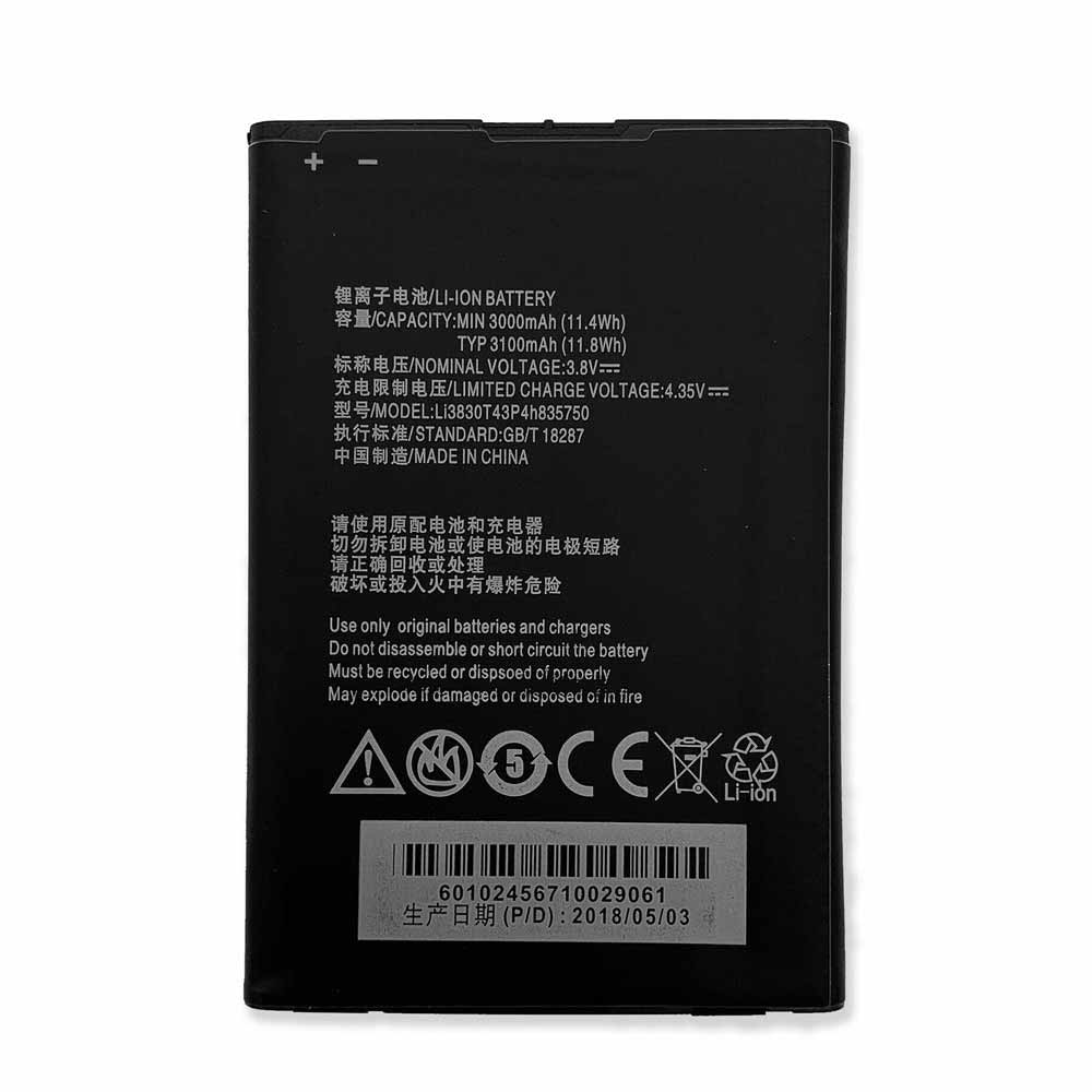 Li3830T43P4h835750 battery